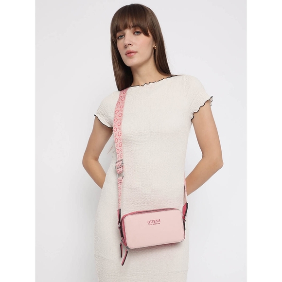 Guess Handbags - Guess Charlestown Mini Crossbody Bag Powder Pink New With Tags